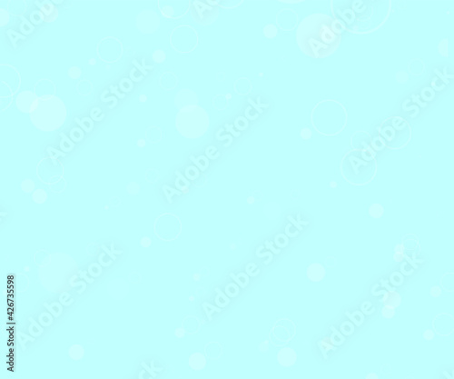 Pattern with circles of different scale and transparency with overlap. Light blue background for banners, web pages, ads, Wallpapers. Vector illustration