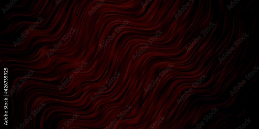Dark Orange vector texture with circular arc. Dark Orange vector texture with circular arc.