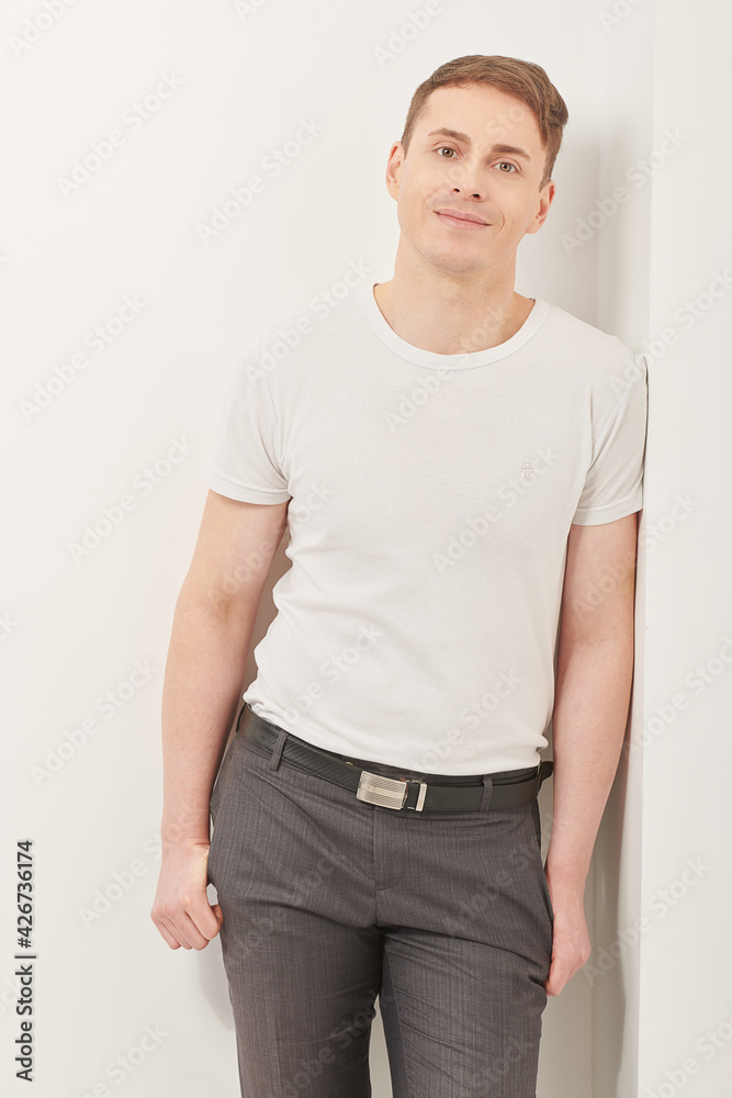 smiling healthy guy smiling healthy guy
