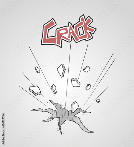 Broken ground illustraiton
