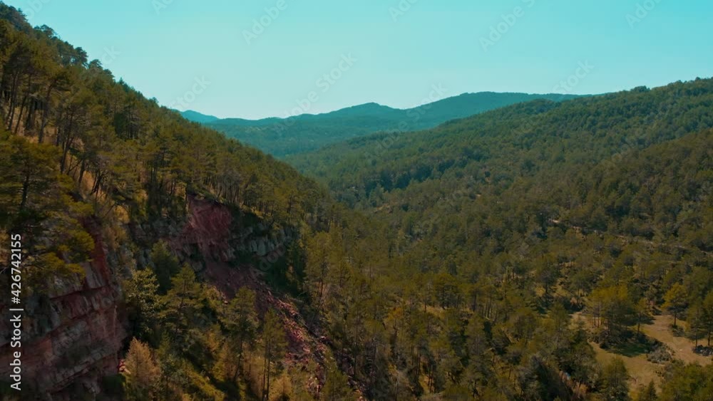 Arial Drone shot of big mountains Arial Drone shot of big mountains