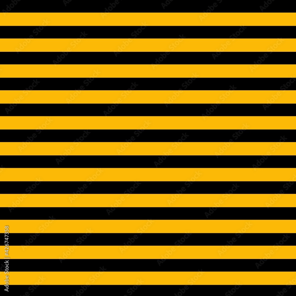 Black and Yellow Bee Stripes Pattern