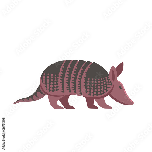 Cartoon antelope on a white background.Flat cartoon illustration for kids.