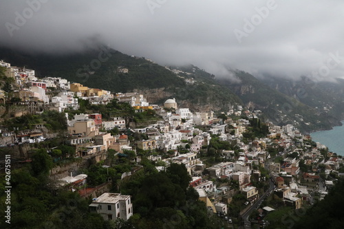 Rain and storm in Amalfi on the Mediterranean Sea, Italy © ClaraNila