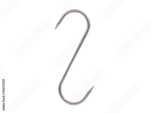 Used stainless steel butcher hanging S hook