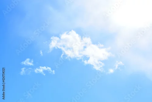 Obraz niebo jasno błękitne