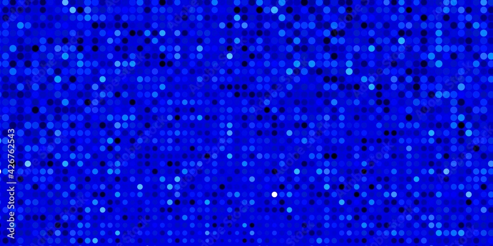 Dark BLUE vector pattern with spheres.