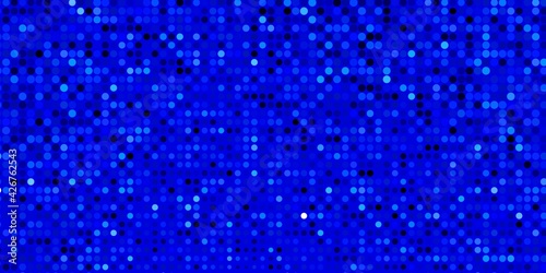 Dark BLUE vector pattern with spheres.