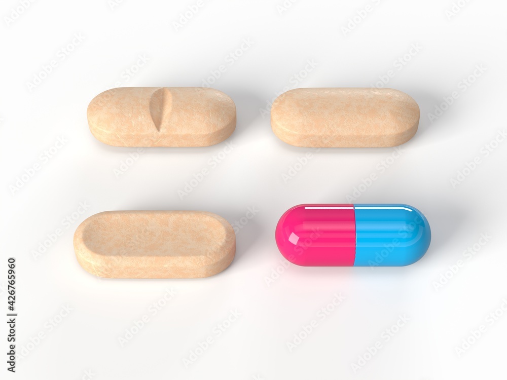 long shaped pills. 3d illustration isolated on white. suitable for medicine, healthcare and bodybuilding supplement themes long shaped pills. 3d illustration isolated on white. suitable for medicine, healthcare and bodybuilding supplement themes