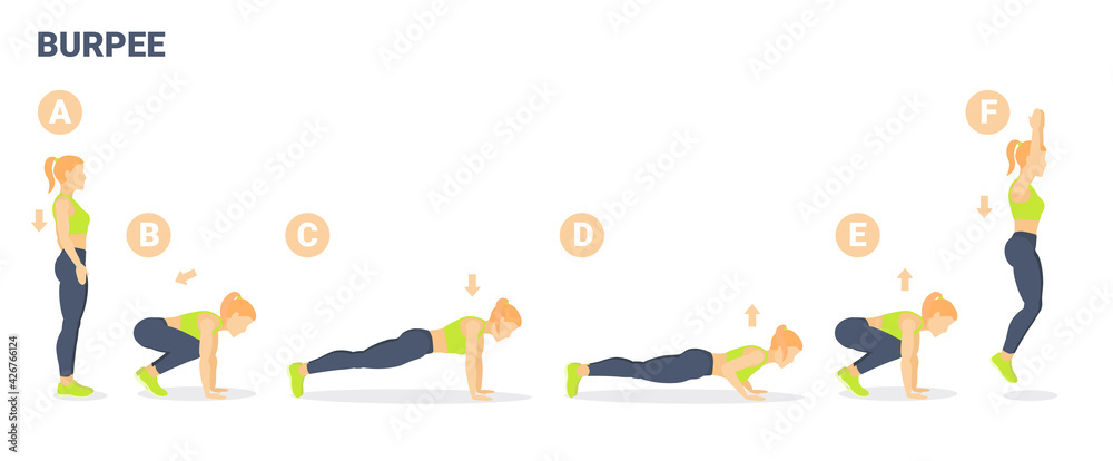 Burpees workout at home hot sale