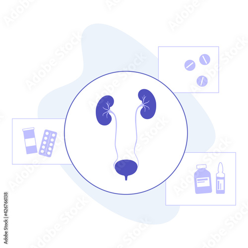 Kidney disease concept