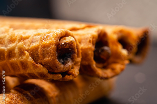 Cubanito sweet milk typical and traditional Argentine food photo