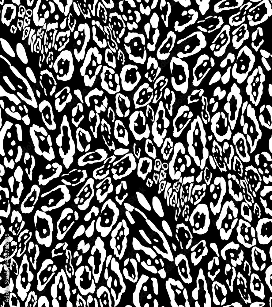Seamless leopard design pattern, animal print. Seamless leopard design pattern, animal print.