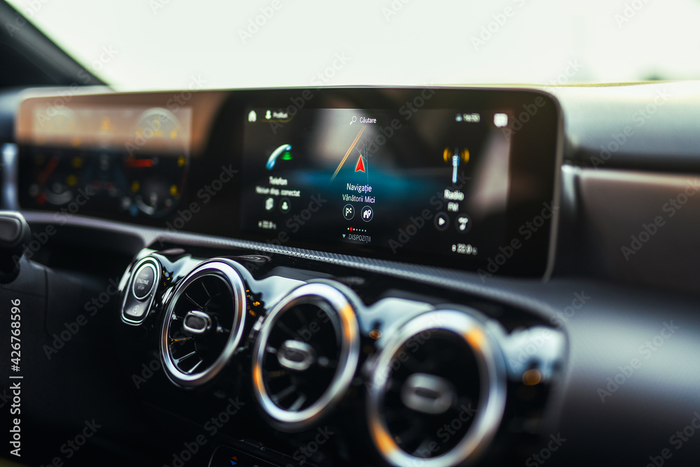 Fototapeta premium car dashboard