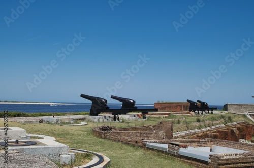 Принти на полотні A view of Fort Clinch in Amelia island, Florida, USA