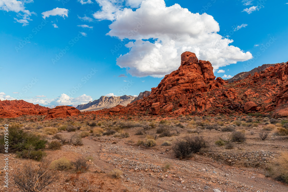 Dramatic Valley of Fire State Park Landscape Views