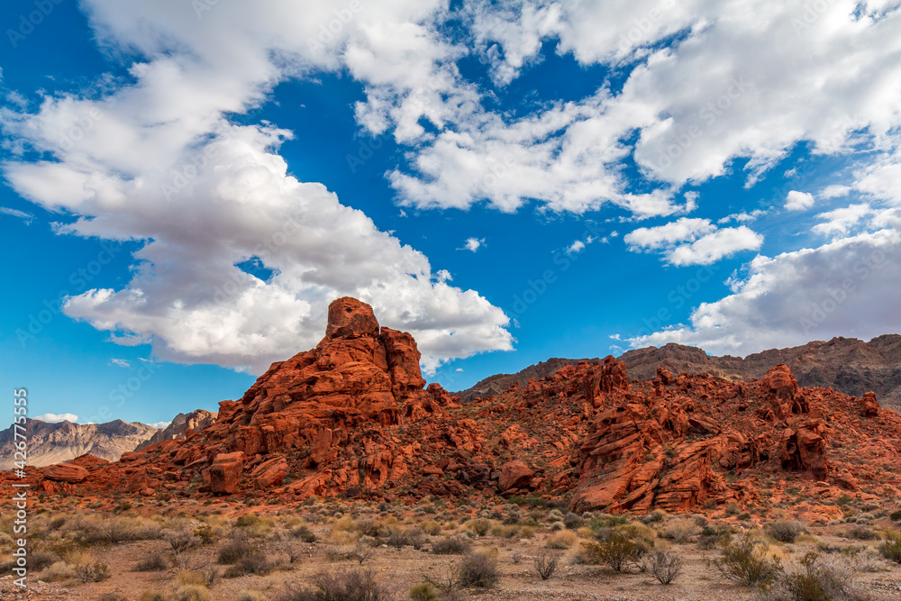 Dramatic Valley of Fire State Park Landscape Views