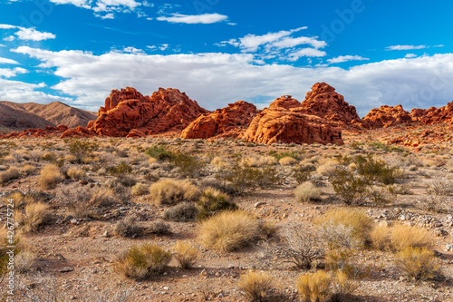 Dramatic Valley of Fire State Park Landscape Views