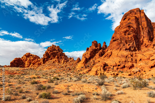 Dramatic Valley of Fire State Park Landscape Views