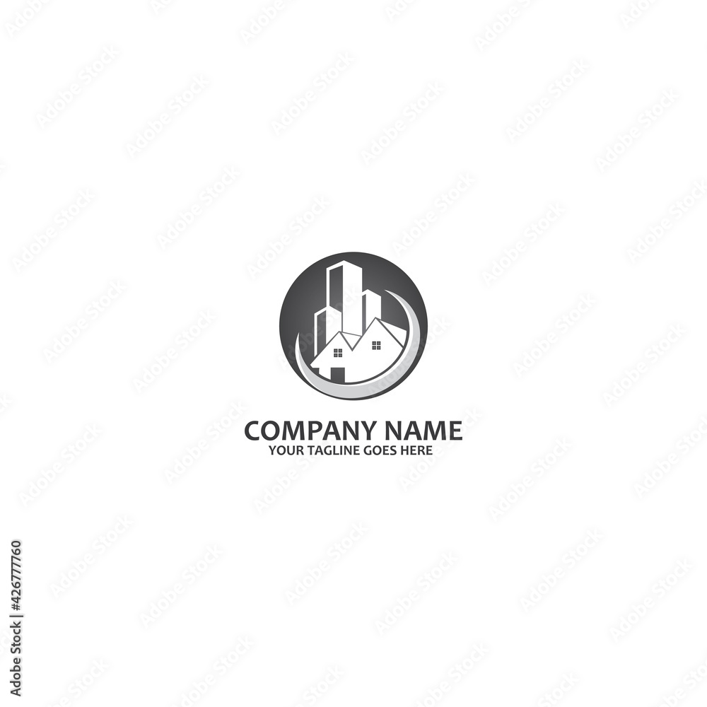 Property and Construction logo free vector icon Property and Construction logo free vector icon