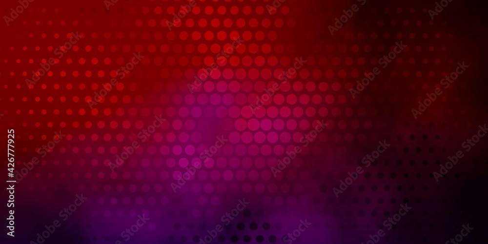 Dark Blue, Red vector backdrop with circles. Dark Blue, Red vector backdrop with circles.