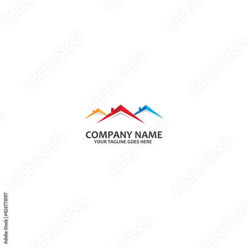 Property and Construction logo free vector icon