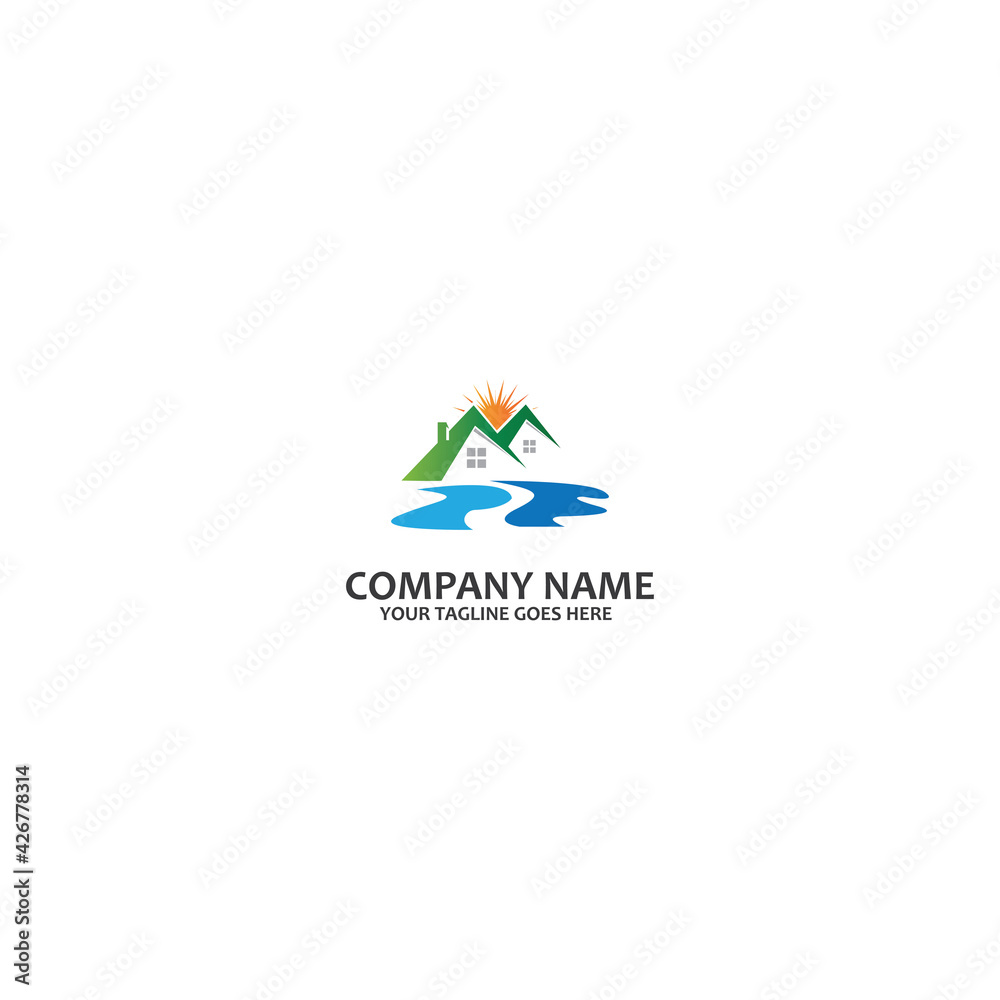 Property and Construction logo free vector icon Property and Construction logo free vector icon