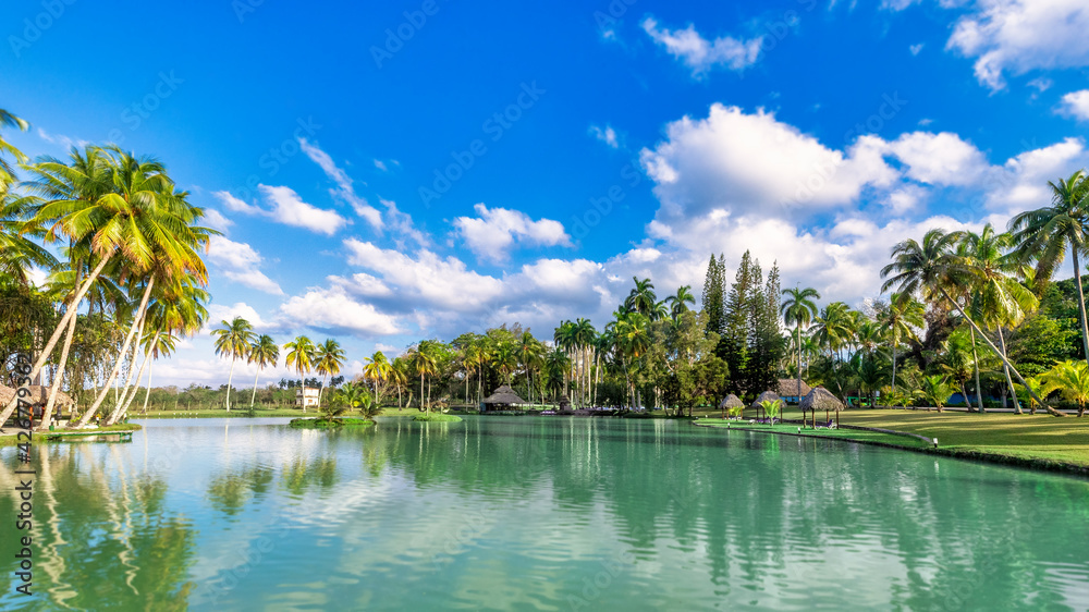 Cuban tropical landscape in 'San Jose del Lago', Mayajigua, Sancti Spiritus, Cuba Cuban tropical landscape in 'San Jose del Lago', Mayajigua, Sancti Spiritus, Cuba