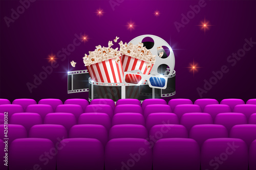 Movie cinema premiere poster design