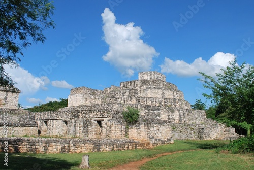 メキシコのマヤ遺跡、エクバラム遺跡 © yossy