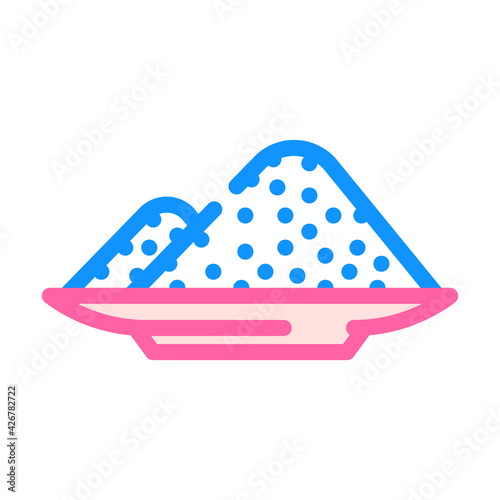 sodium nitrite color icon vector. sodium nitrite sign. isolated symbol illustration