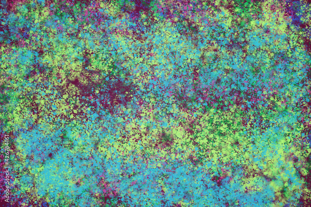 An abstract paint splatter background image.