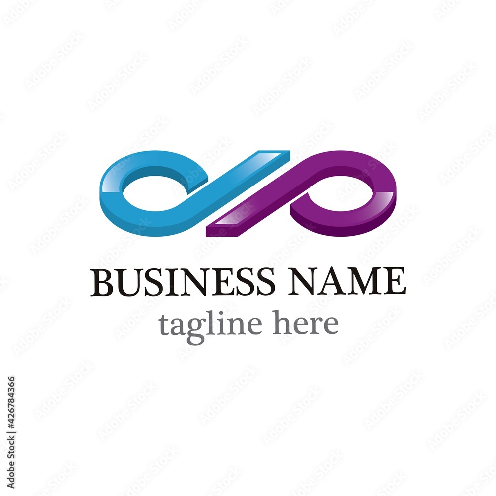 Infinity logo vector icon Infinity logo vector icon