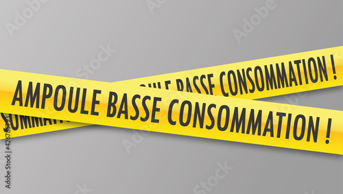 Logo ampoule basse consommation.
