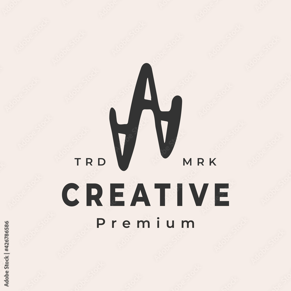 Fototapeta premium hipster vintage logo icon illustration