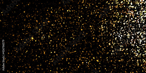 Bokeh effect abstract bokeh glitter sparkle 3d illustration
