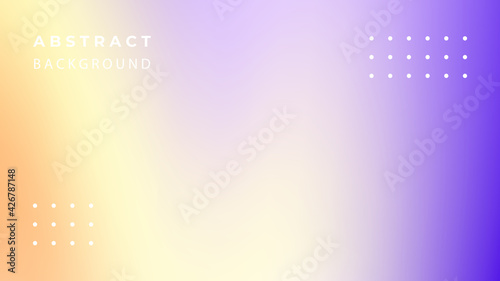 Abstract blurred gradient background. Colorful smooth banner template. Mesh backdrop with bright colors. Vector	
