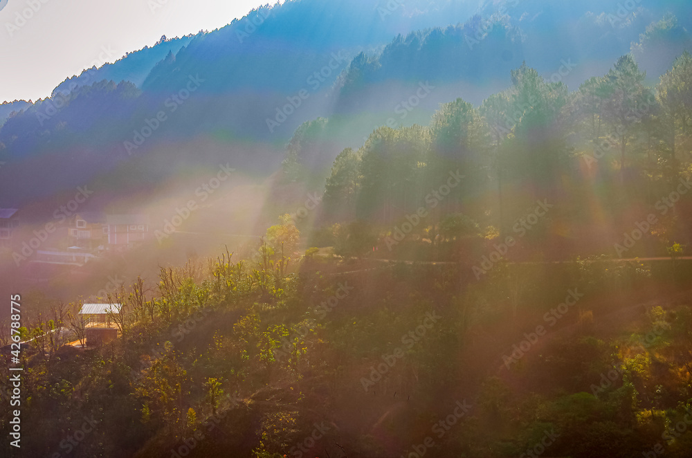 sunrise in the mountains sunrise in the mountains