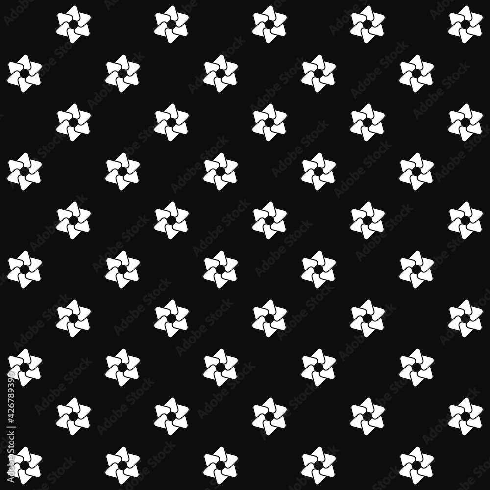 Abstract of grid pattern. Designjasmine flower white on black background. Design print for illustration, textile, texture, wallpaper, background. Abstract of grid pattern. Designjasmine flower white on black background. Design print for illustration, textile, texture, wallpaper, background.