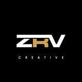 ZRV Letter Initial Logo Design Template Vector Illustration