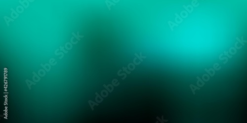 Dark Green vector abstract blur template.