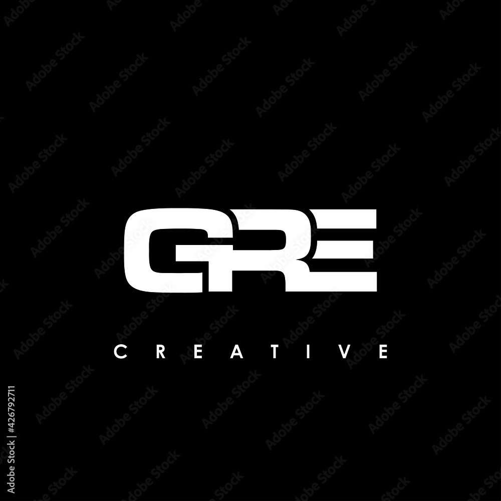 GRE Letter Initial Logo Design Template Vector Illustration GRE Letter Initial Logo Design Template Vector Illustration