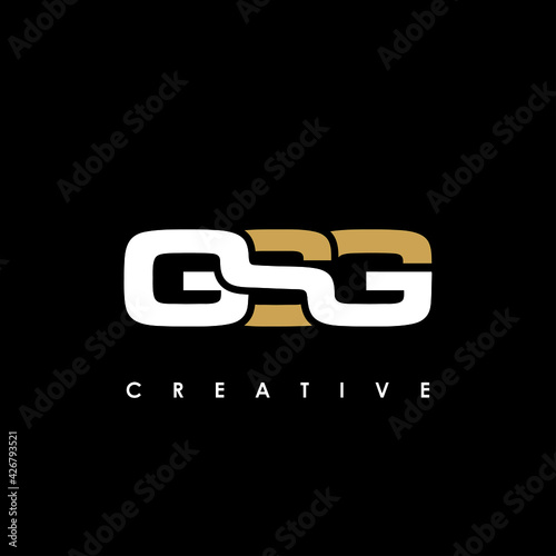 GSG Letter Initial Logo Design Template Vector Illustration photo