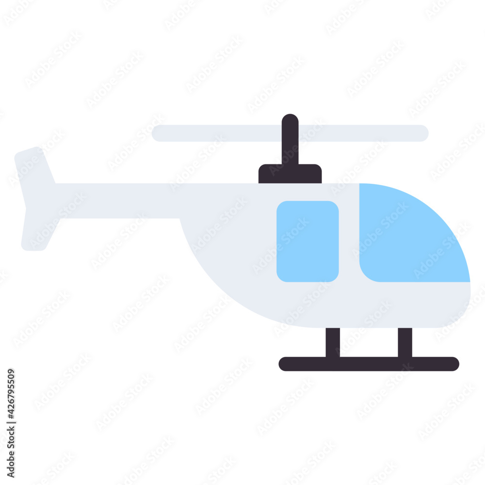 Copter vector icon in doodle design Copter vector icon in doodle design