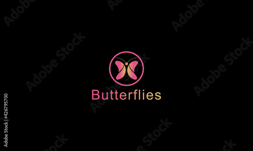 Butterflies logo design