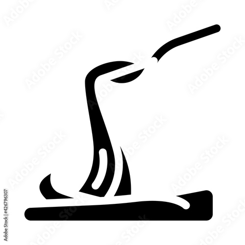 maltodextrin molasses glyph icon vector. maltodextrin molasses sign. isolated contour symbol black illustration