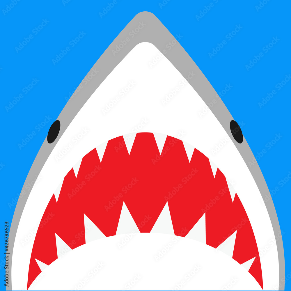 ホホジロザメのアタック White Shark Attacks Stock Illustration Adobe Stock