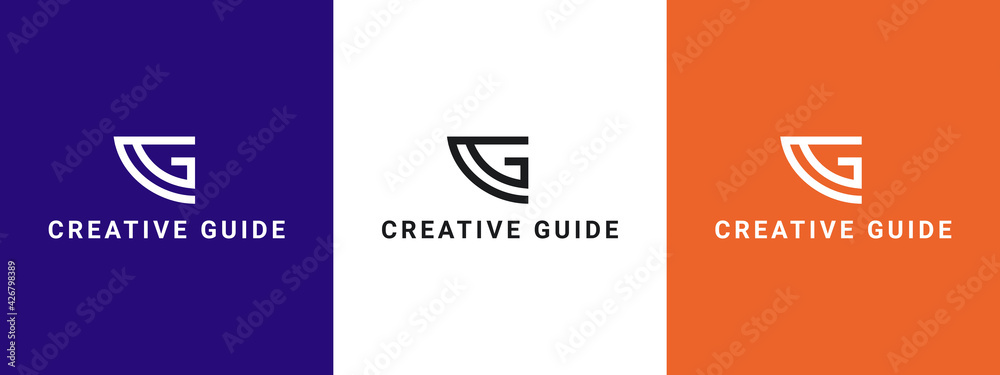 C AND G LETTER INITIAL SYMBOL MONOGRAM LOGO DESIGN