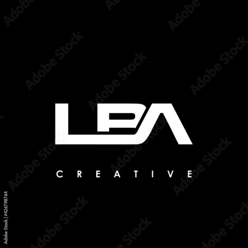 LBA Letter Initial Logo Design Template Vector Illustration photo