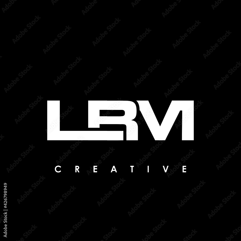 LBM Letter Initial Logo Design Template Vector Illustration